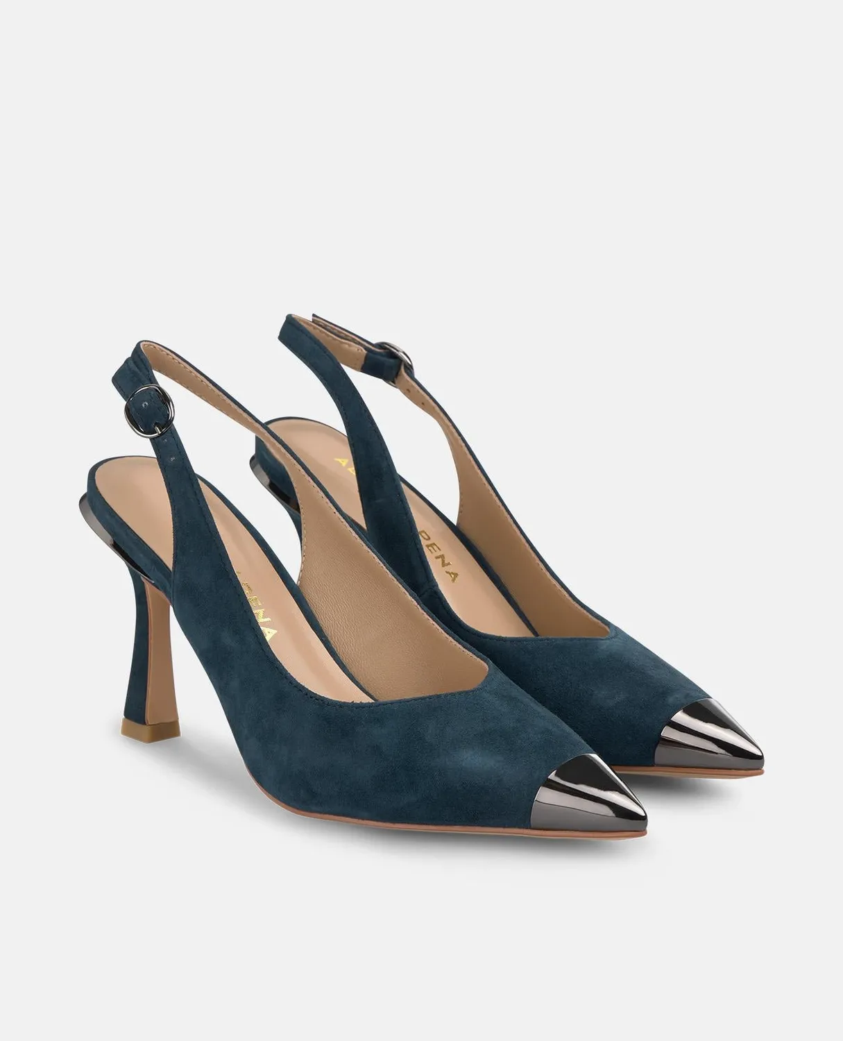 Alma en Pena I250392 escarpins bleu marine 9 cm