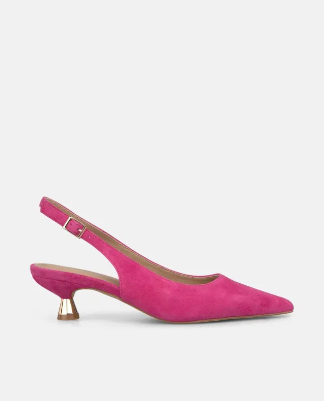 Alma en Pena V265204 escarpins fuchsia cuir talon 4 cm