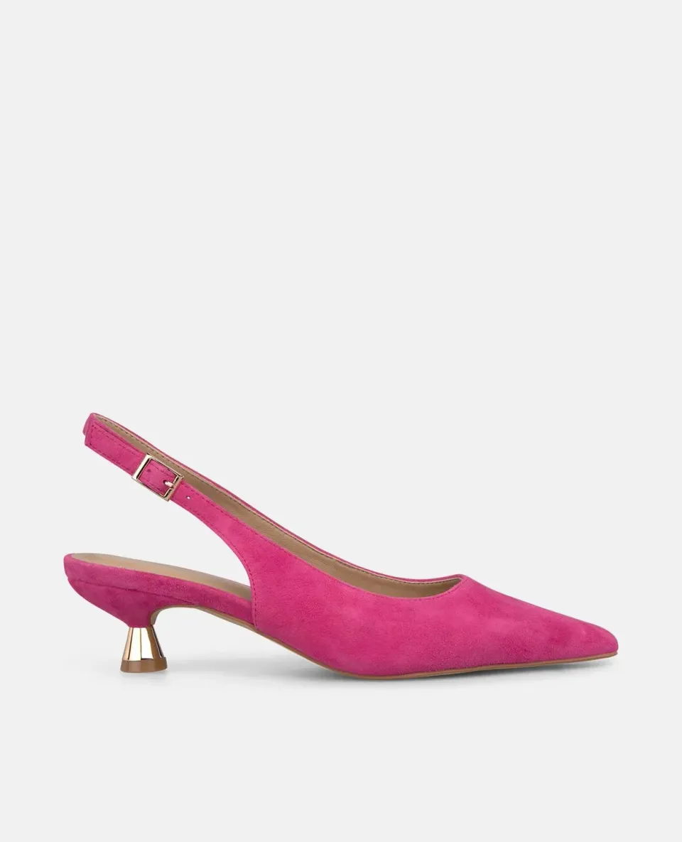 Alma en Pena V265204 escarpins fuchsia cuir talon 4 cm