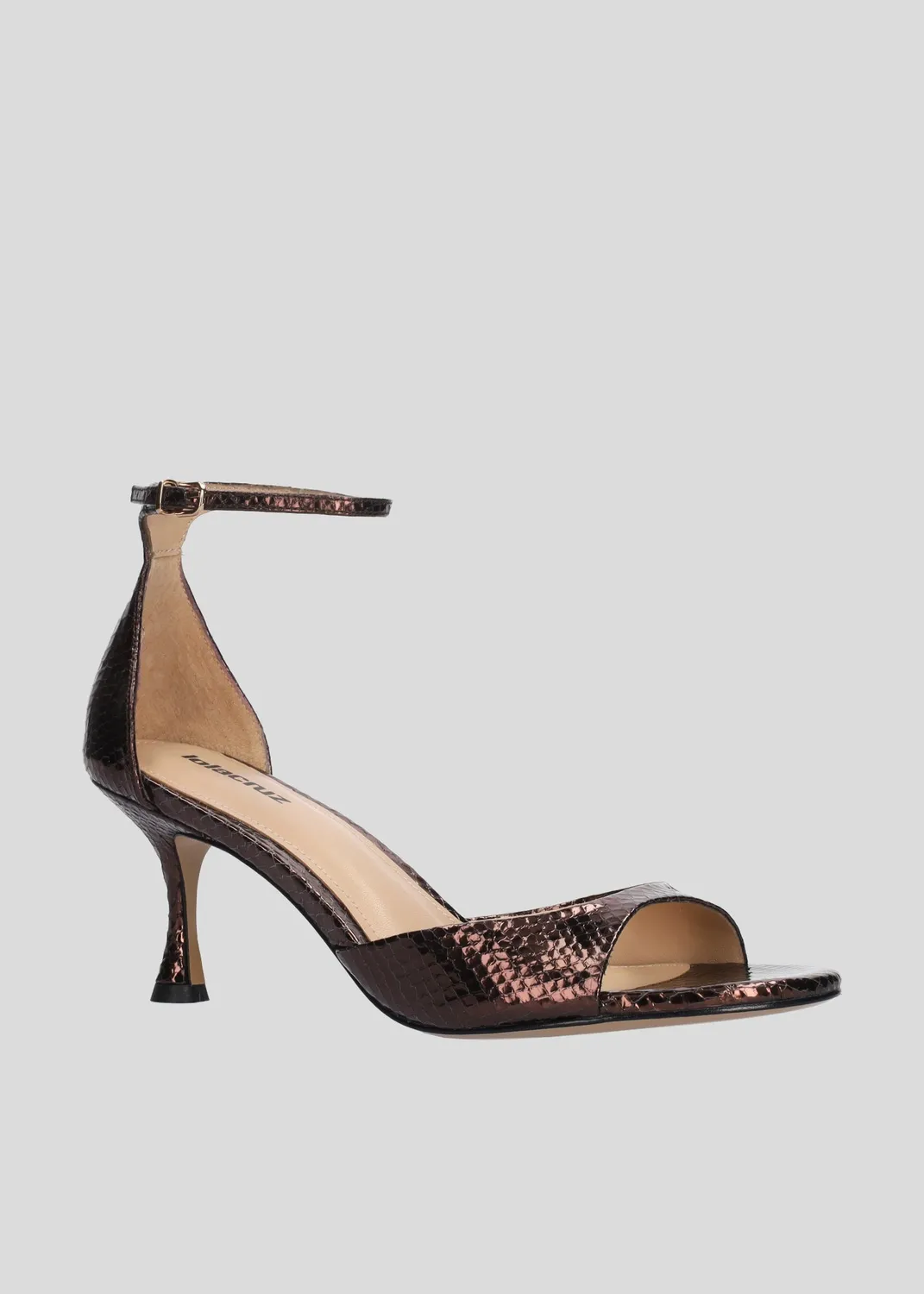 Lola Cruz Kumala 65 sandales marron talon 6,5 cm