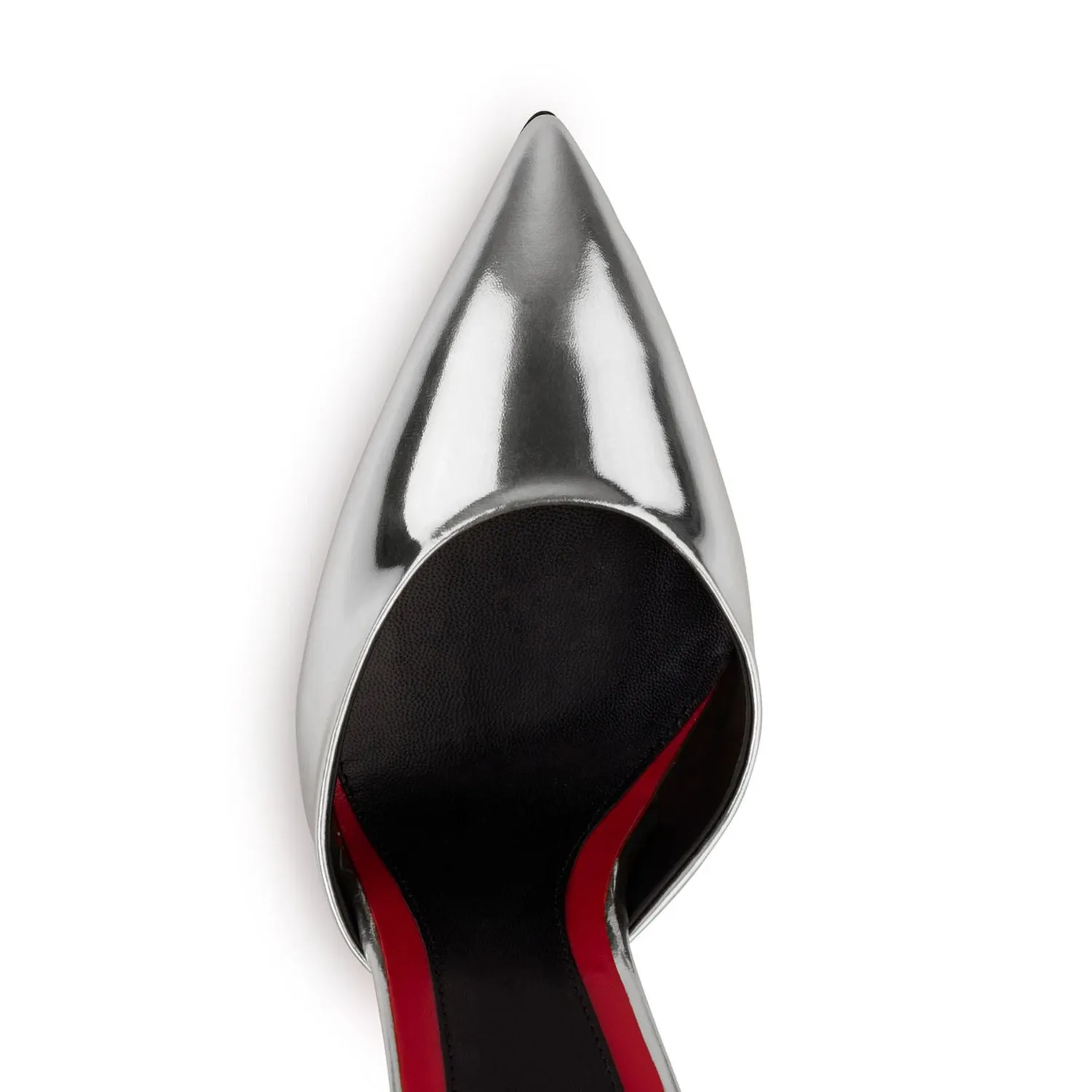 Maison Ernest Lux 85 mules Argent talon 8,5 cm