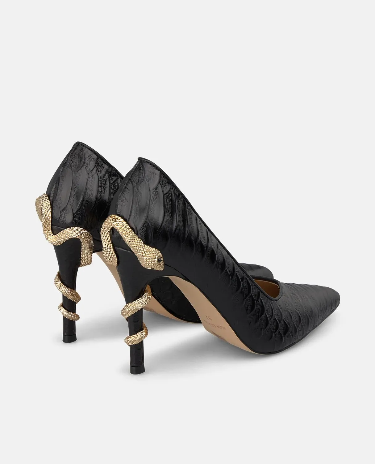 Alma en Pena I260258C escarpins cuir noirs talon 10 cm