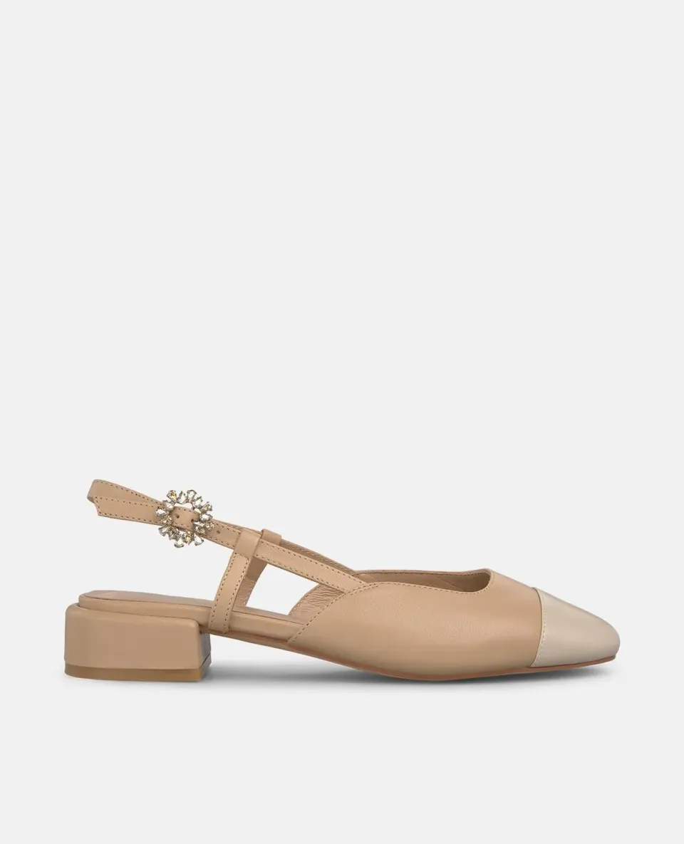 Alma en Pena V261180 chaussures sable talon 3 cm