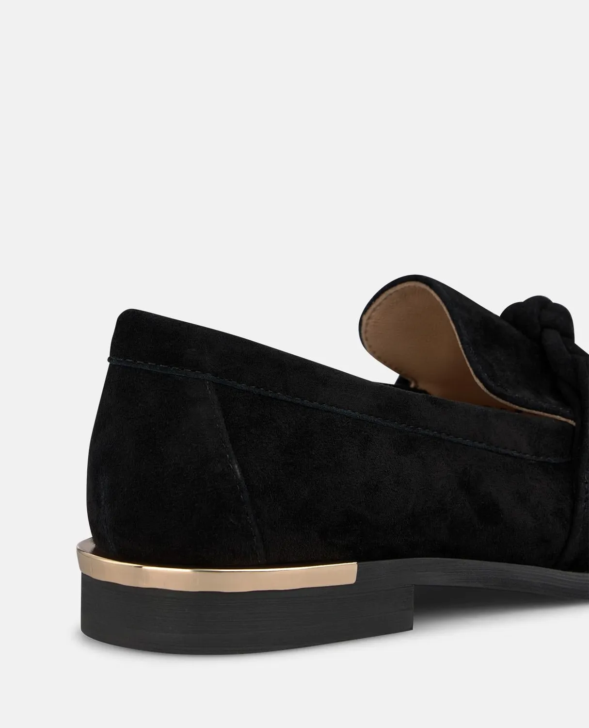 Alma en Pena I260123C mocassins noir daim cuir