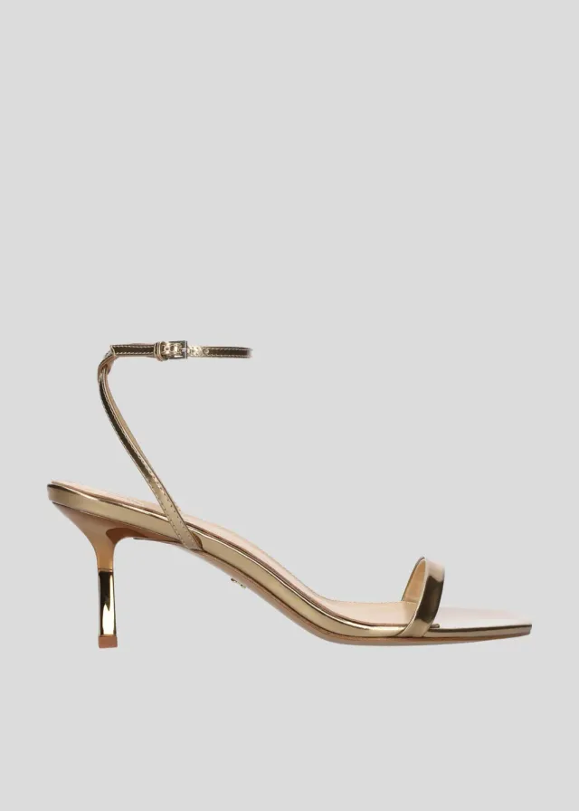 Lola Cruz Cecile 65 sandales or talon 6,5 cm