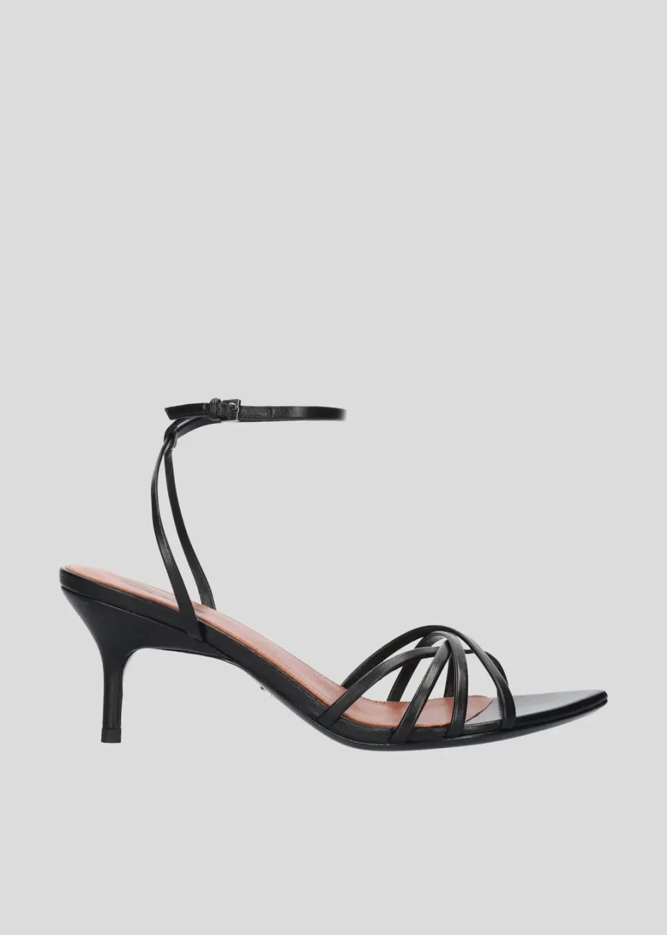 Lola Cruz Raquelle sandales noir talon habillé