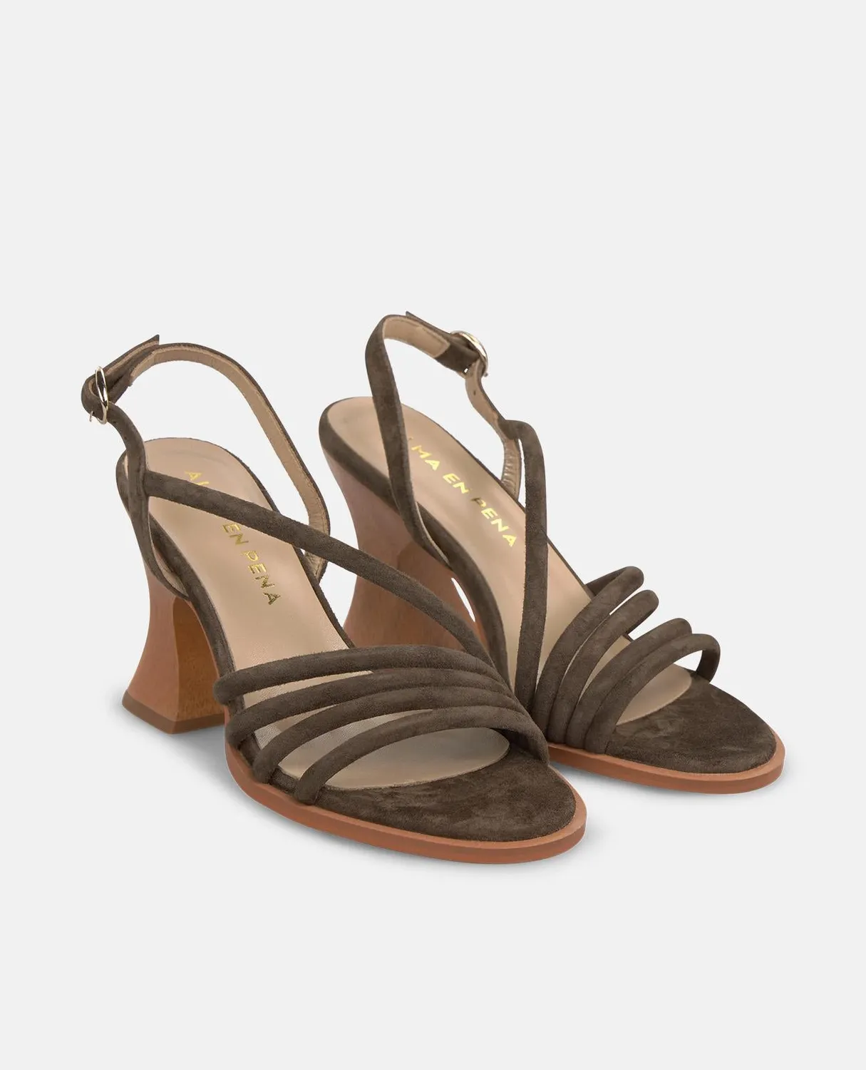 Alma en Pena V262452 sandales marron talon 10 cm
