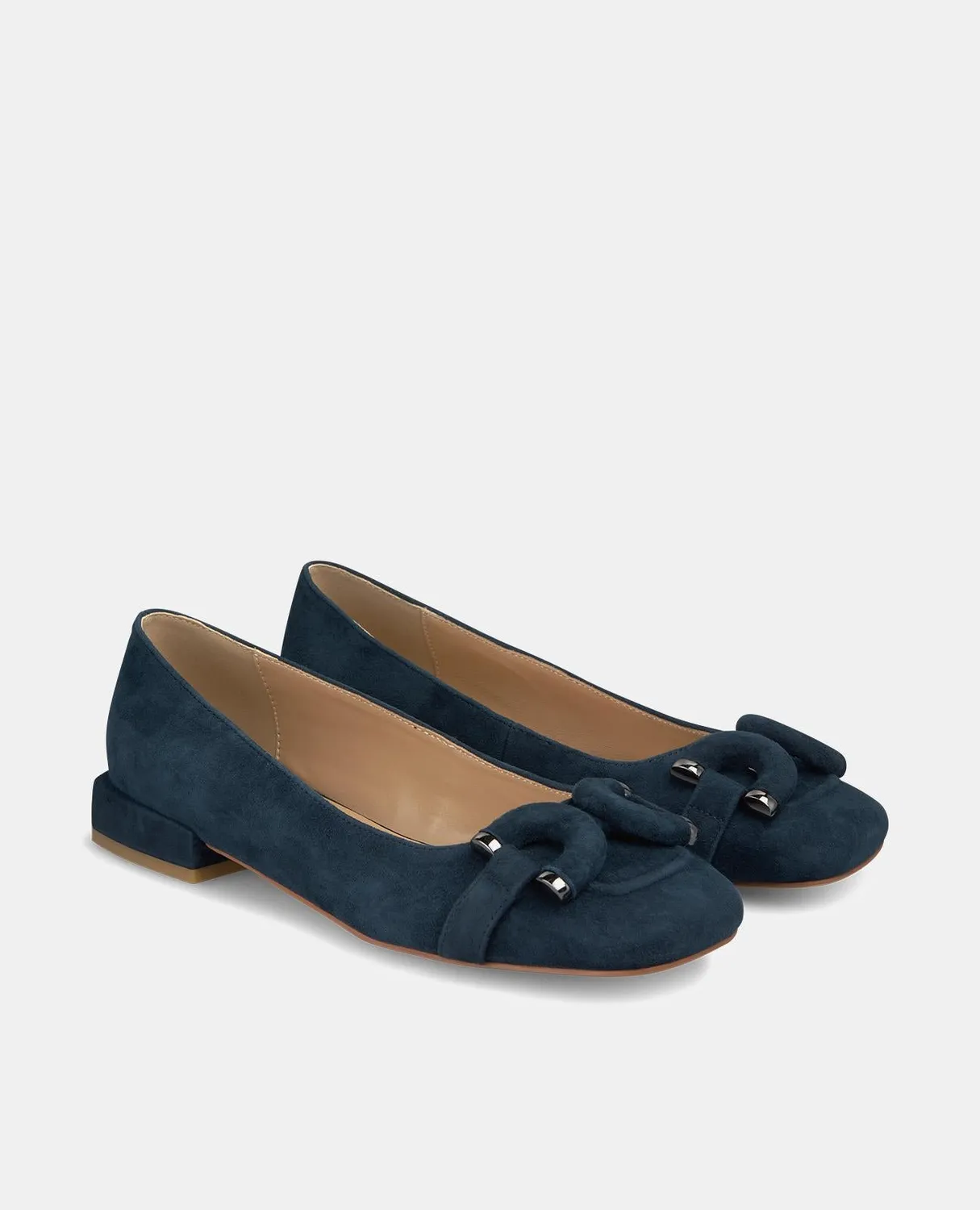 Alma en Pena I240152 ballerines cuir bleu marine