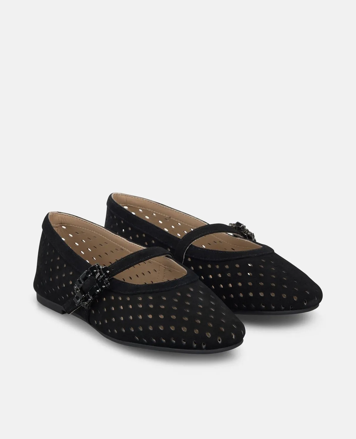 Alma en Pena V261200 ballerines noires cuir pointues