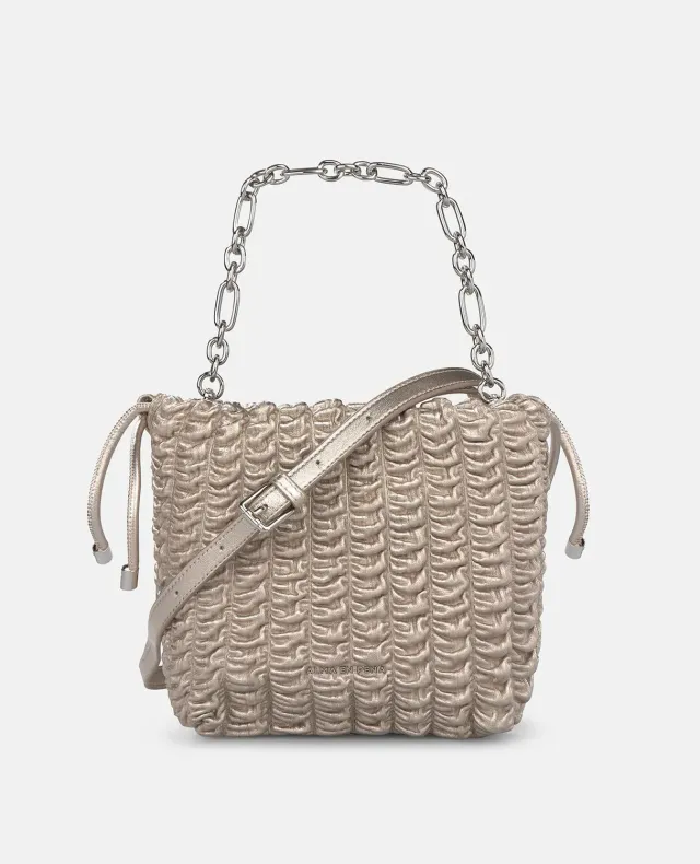 Alma en Pena V26BG042 sac seau cuir bronze