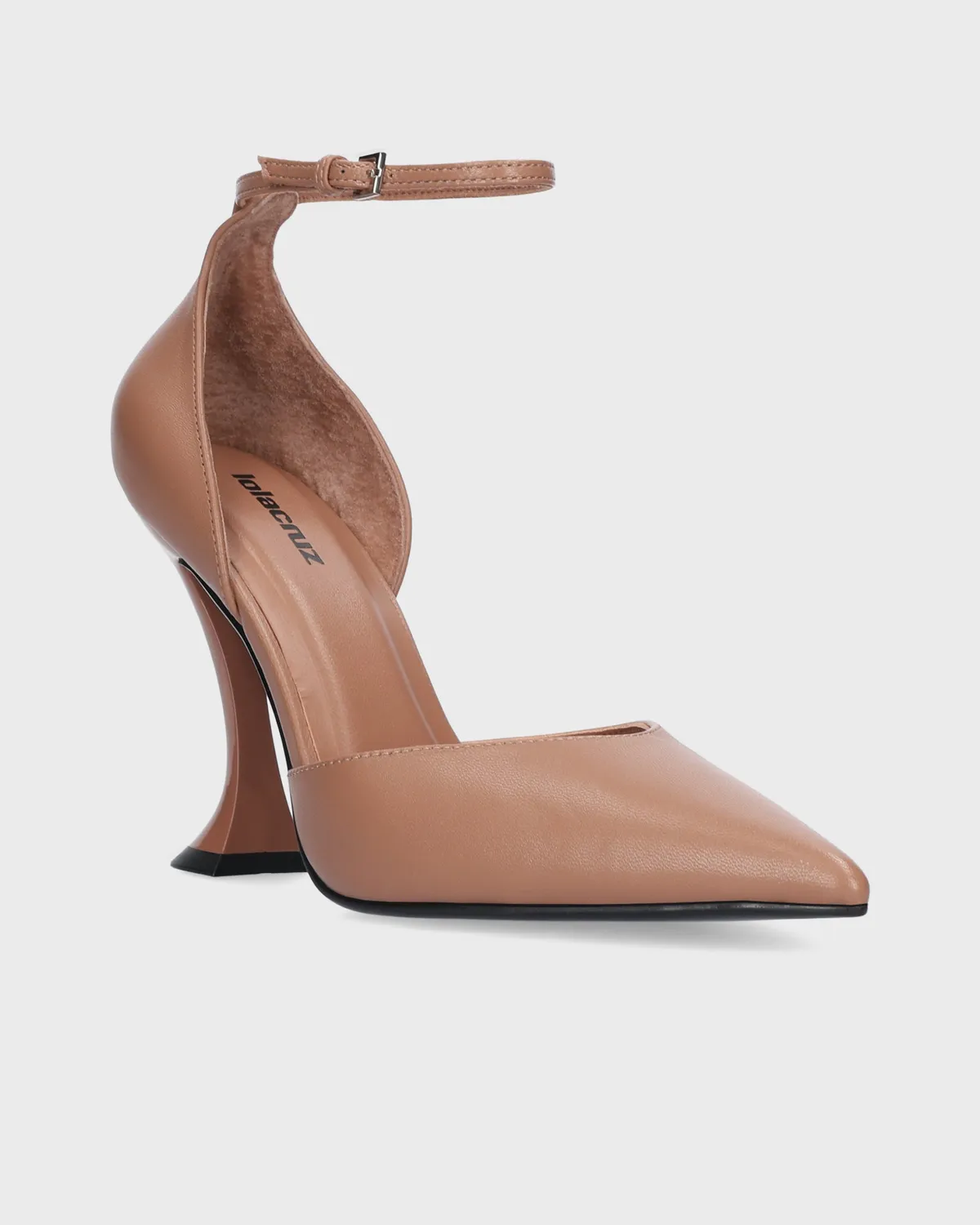 Lola Cruz Eugenia 95 escarpins nude cuir 9,5 cm