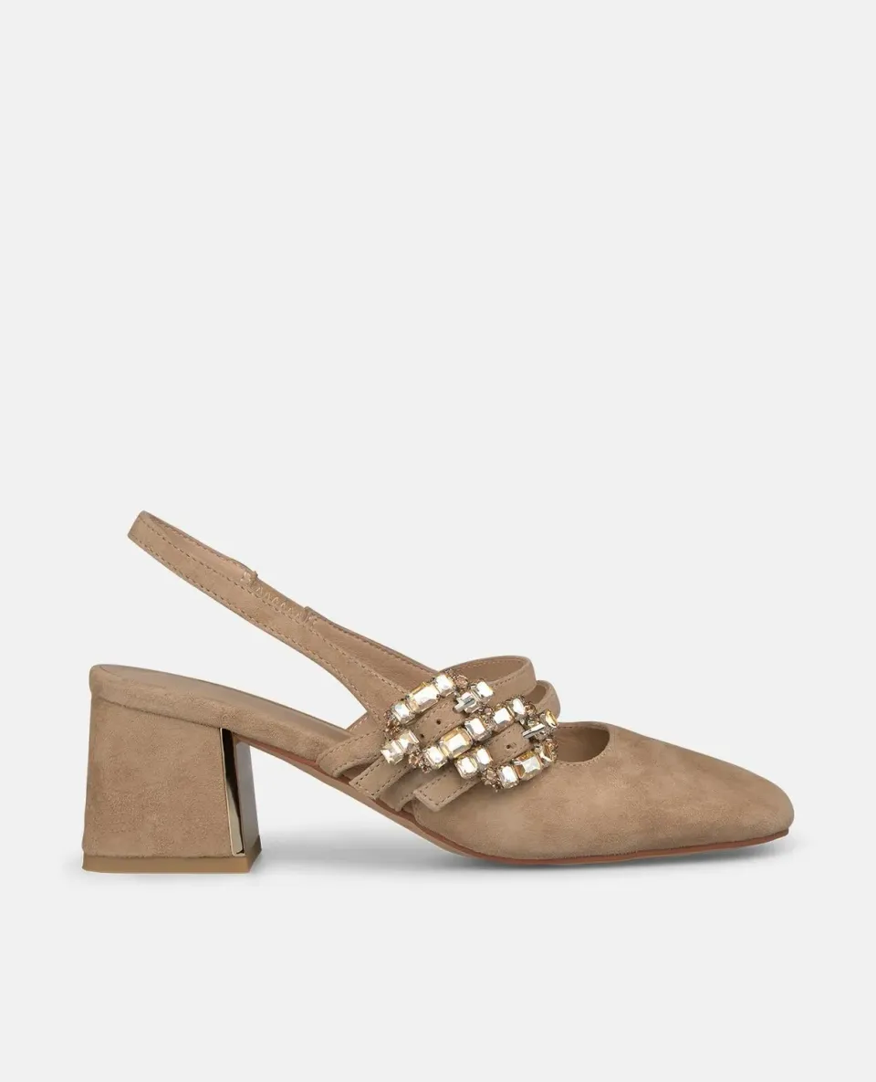 Alma en Pena V261704 escarpins sable double bride talon 5,5 cm