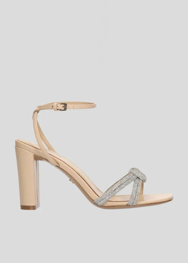 Lola Cruz Alice 85 sandales talon beige