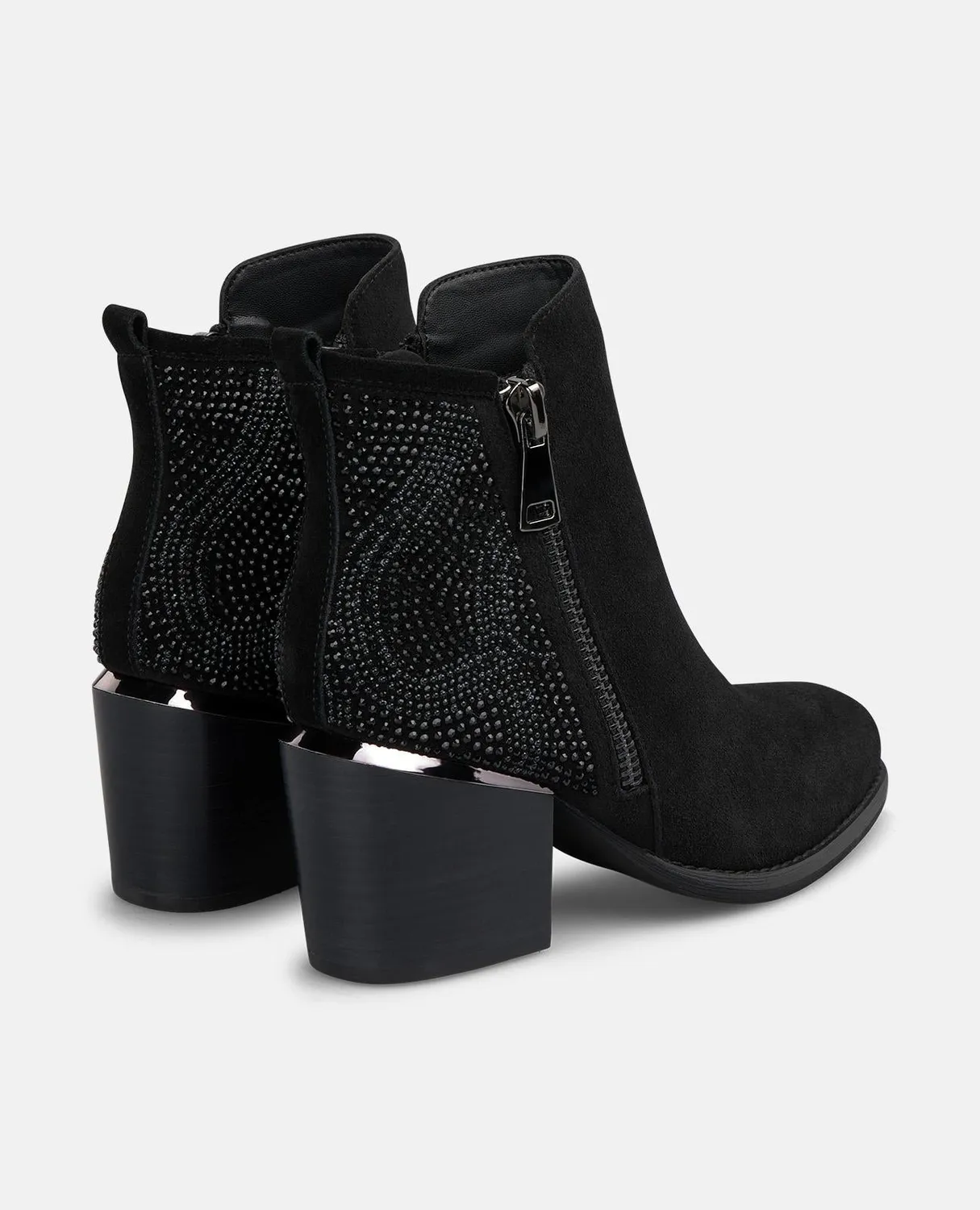 Alma en Pena I2652401C bottines talon noir ante 7,5 cm