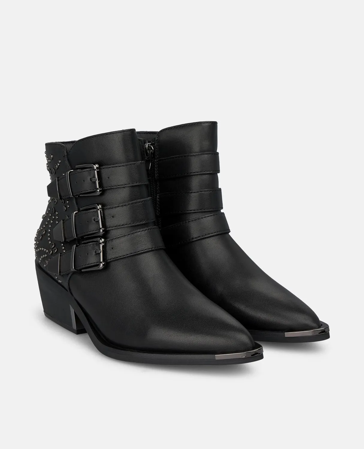 Alma en Pena I260555 bottines napa noires boucles