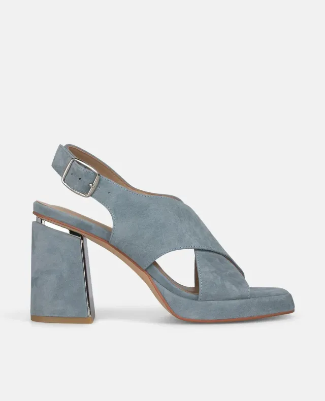 Alma en Pena V262654 sandales talon bleu jeans 8,5 cm