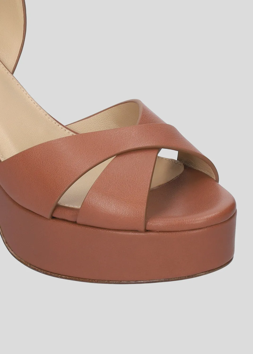 Lola Cruz Aria Platform 95 compensées terracotta talon 9,5cm