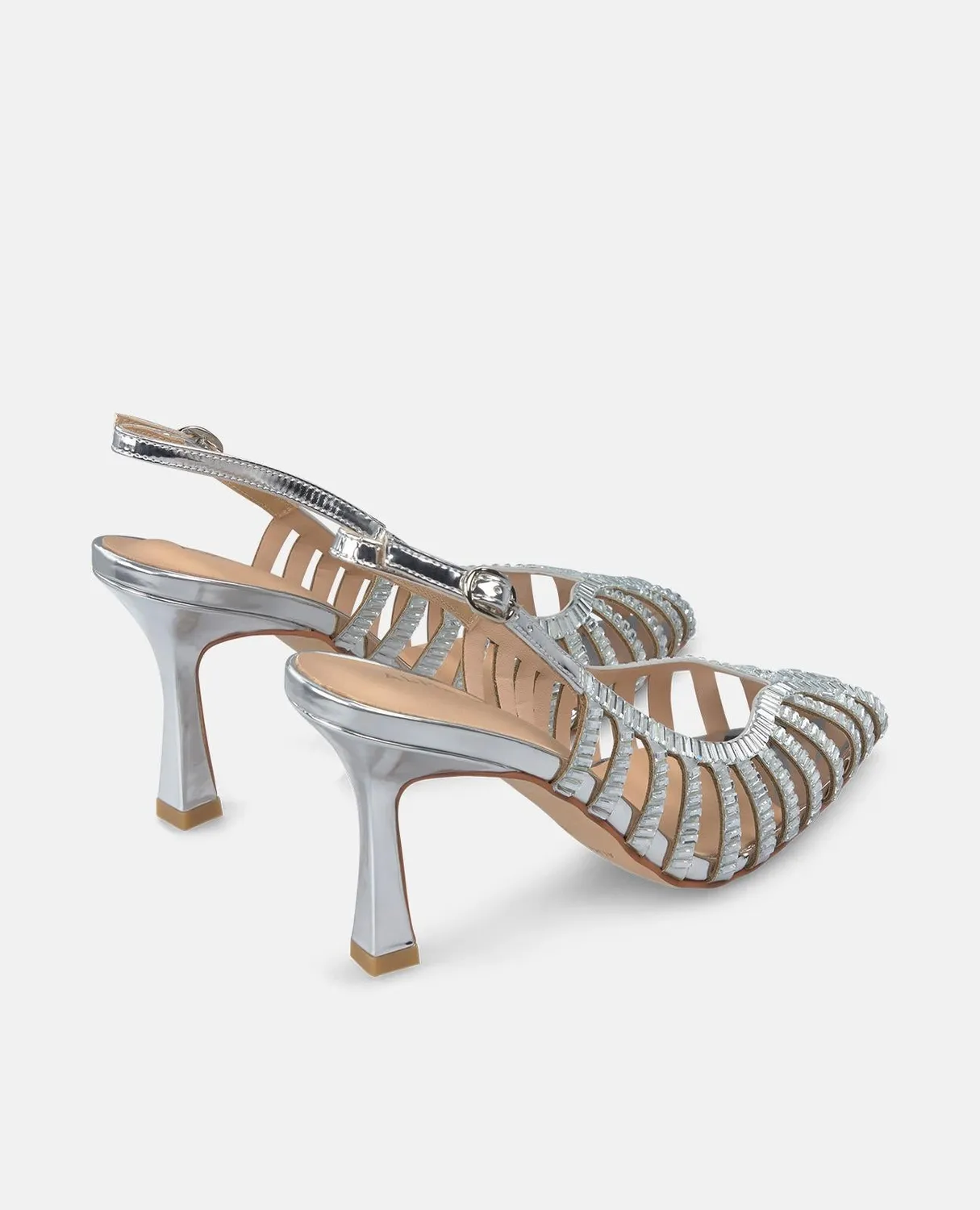 Alma en Pena V250622 escarpins argent talon 9 cm