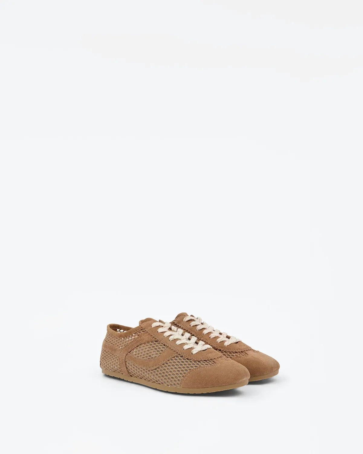 Mi/Mai Paola Mesh Brown baskets marron mesh respirant