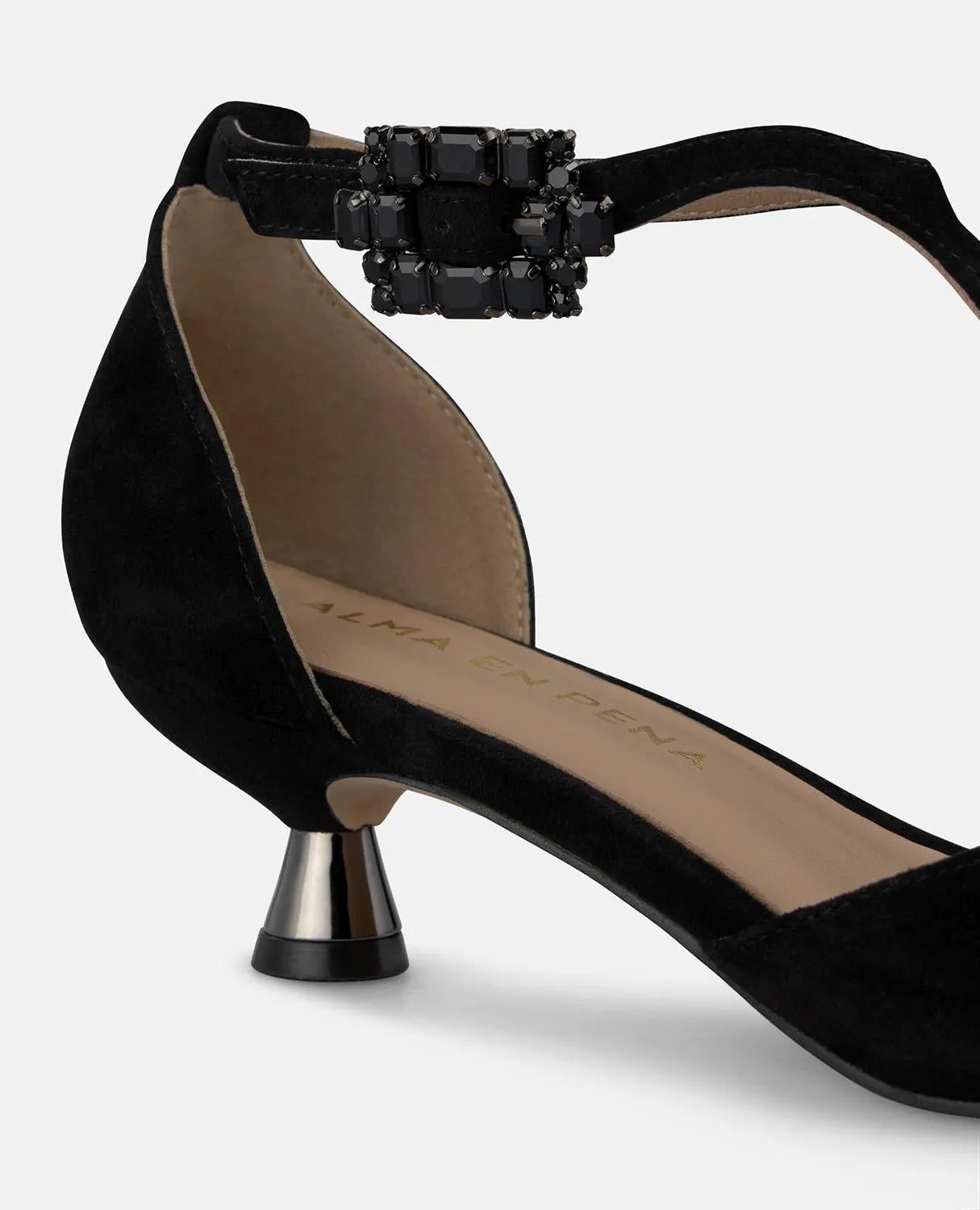 Alma en Pena I260202 escarpins noirs ante talon 4 cm