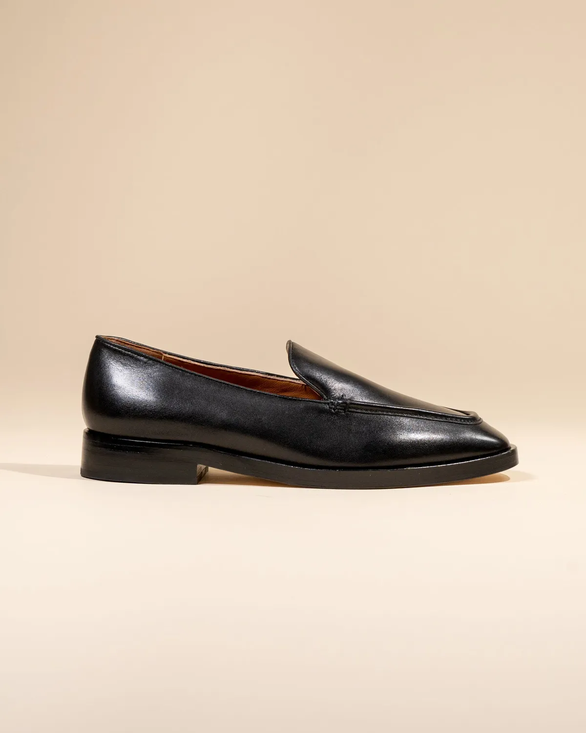Mi/Mai Aalto Black mocassins noirs plats