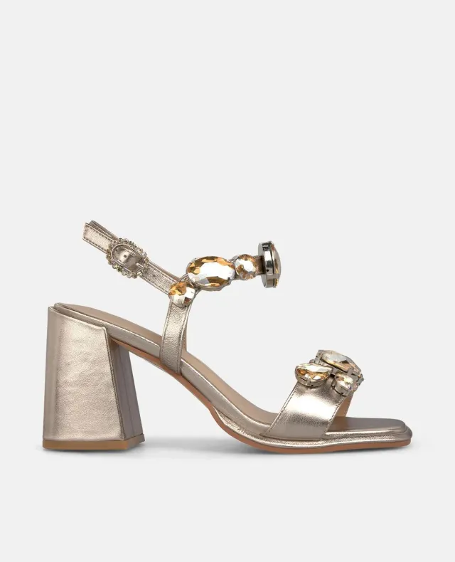 Alma en Pena V262503 sandales bronze pierres 9 cm