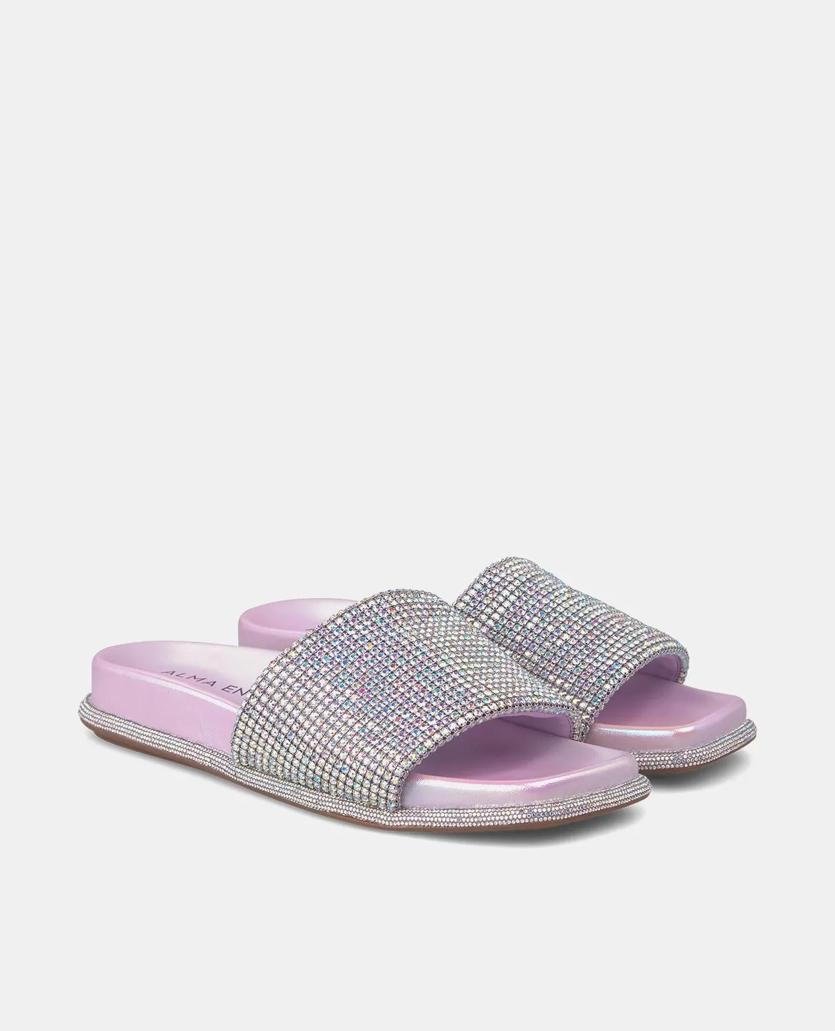 Alma en Pena V240880 sandales plates violet strass