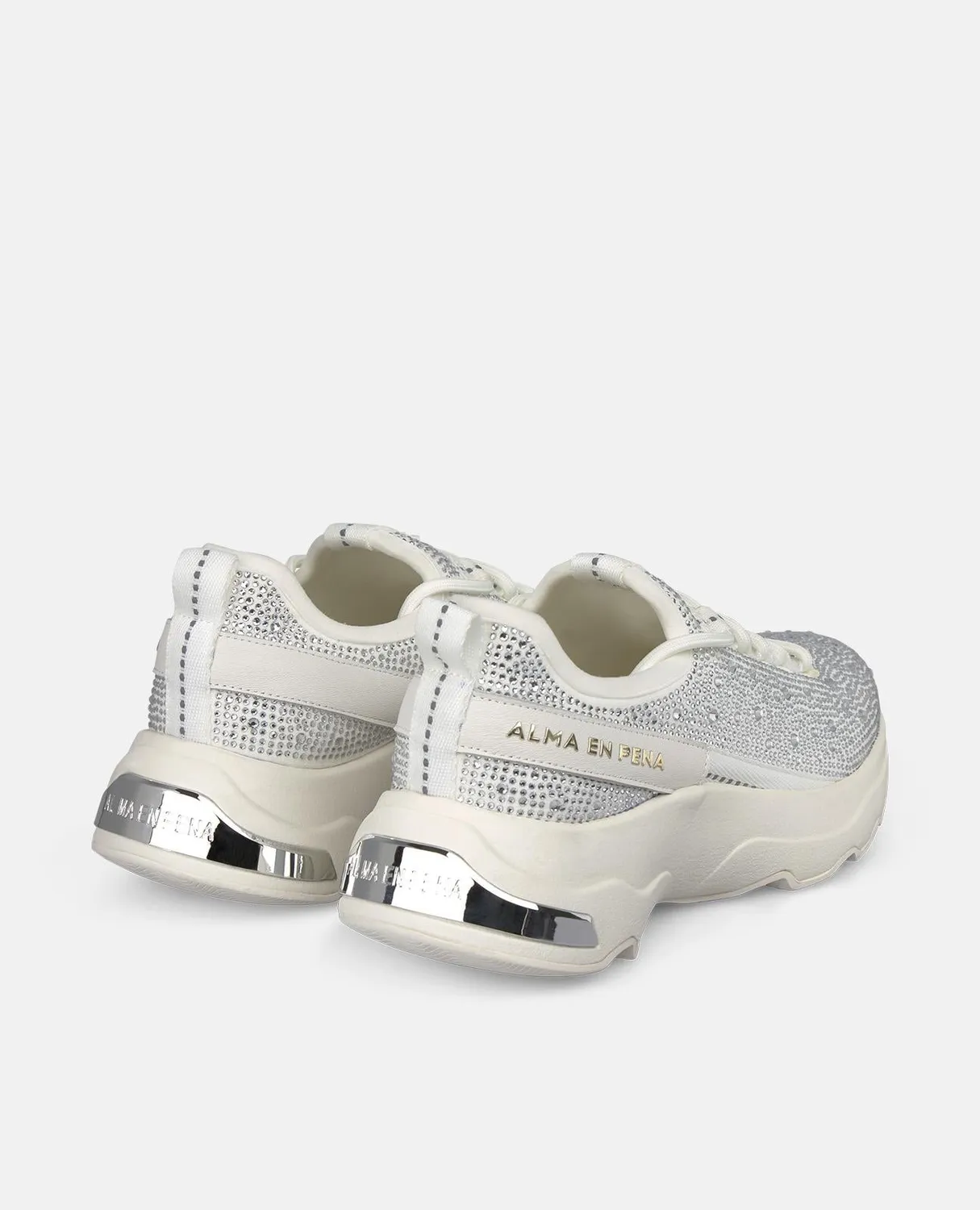 Alma en Pena V2652601 sneaker blanche clous 4,5 cm