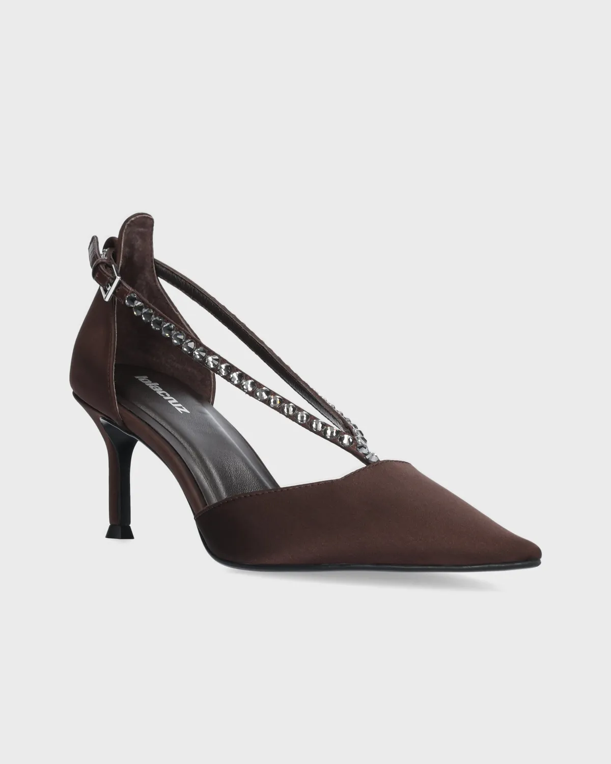 Lola Cruz Mirabella 65 escarpins chocolat