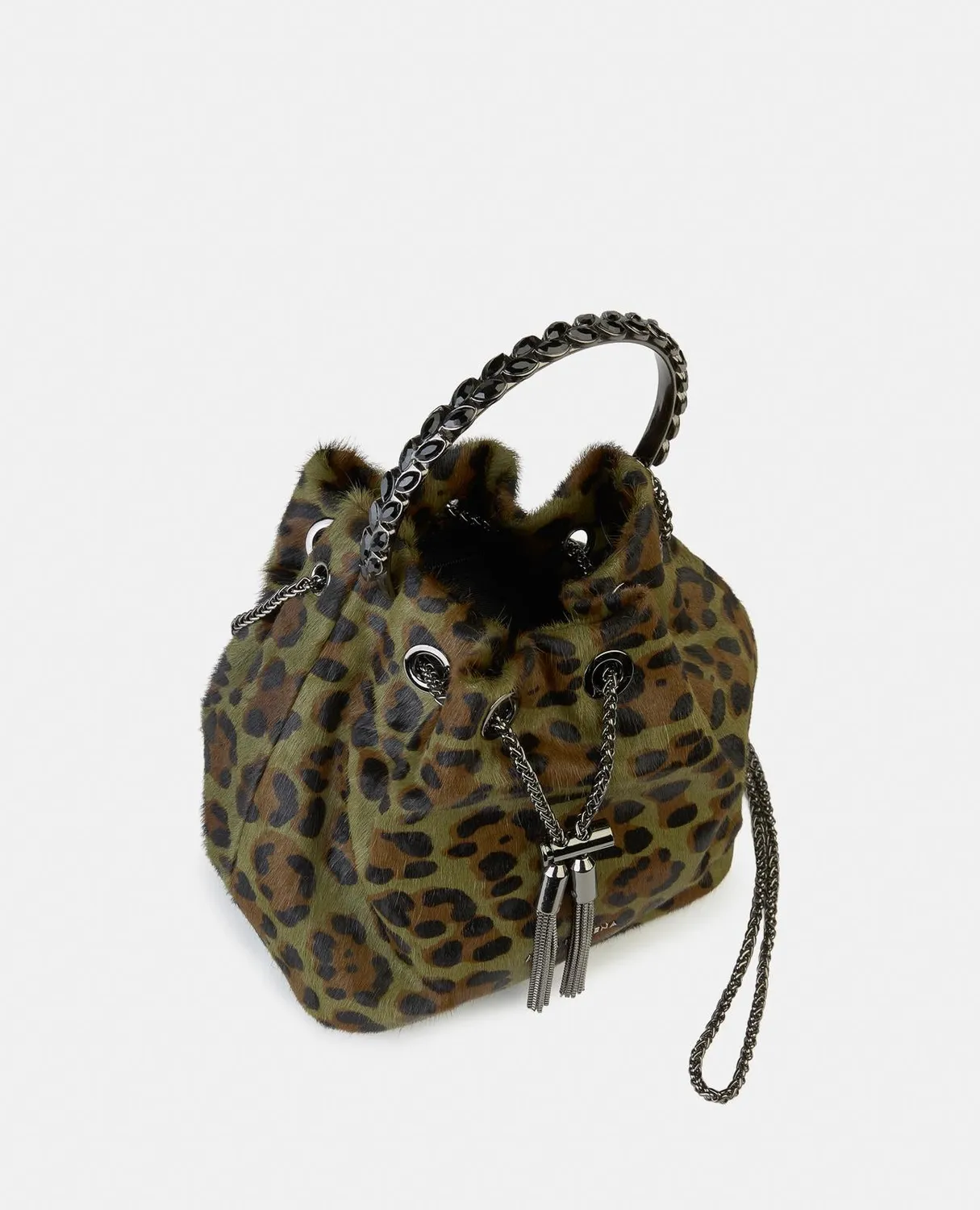 Alma en Pena BG110 sac seau cuir kaki