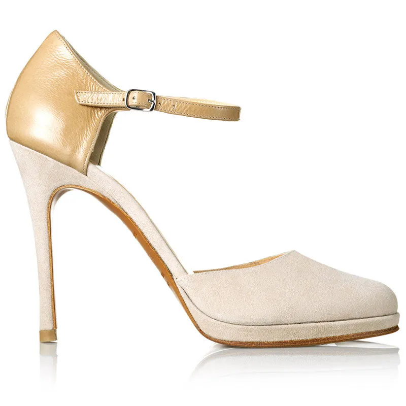 Bégum Paris Rome sandale sable bride cheville