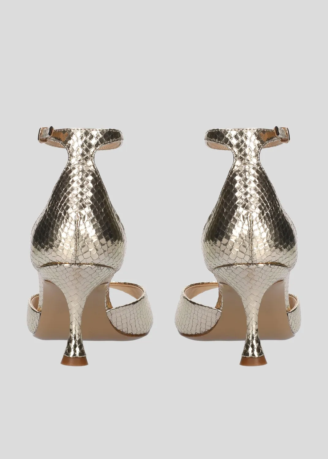 Lola Cruz Kumala Sandal 65 sandales platine talon 6,5 cm