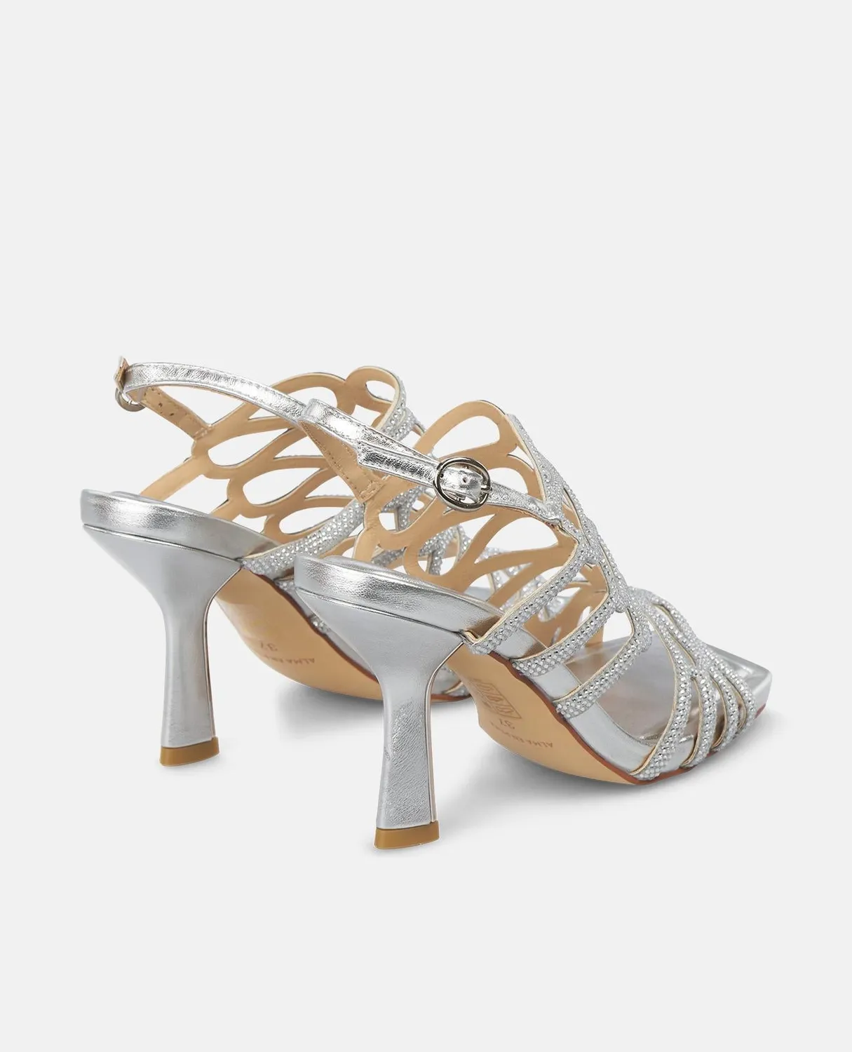 Alma en Pena I250080 sandales talon argente strass