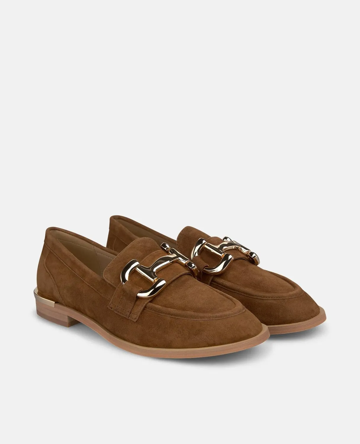 Alma en Pena V260801 mocassins caramel cuir talon 2 cm