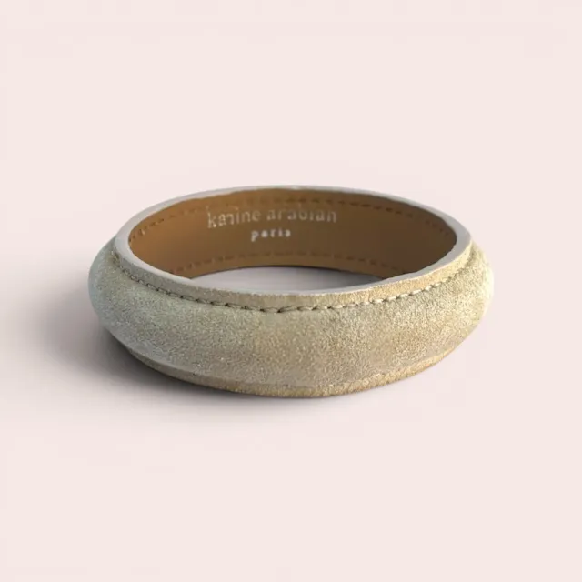 Karine Arabian JONC jonc cuir velours sable