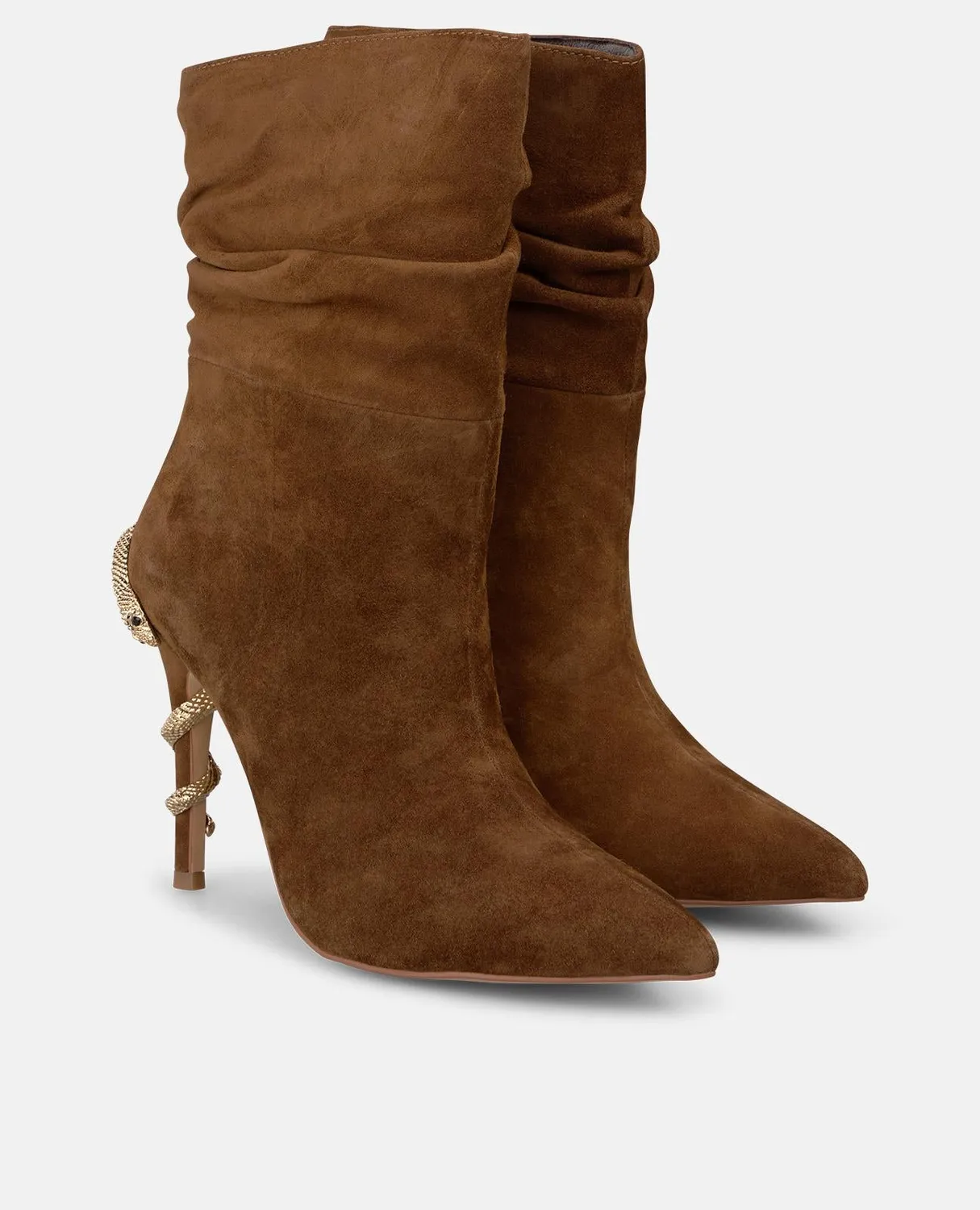 Alma en Pena I260411C bottines talon camel daim 10 cm