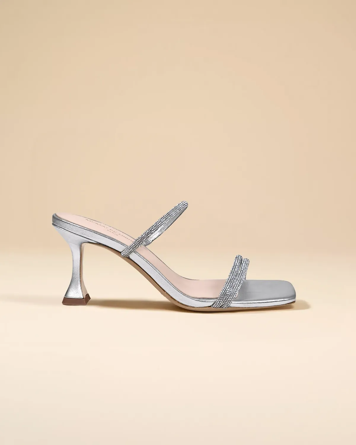 Mi/Mai Tokyo Silver sandales talons argentées strass
