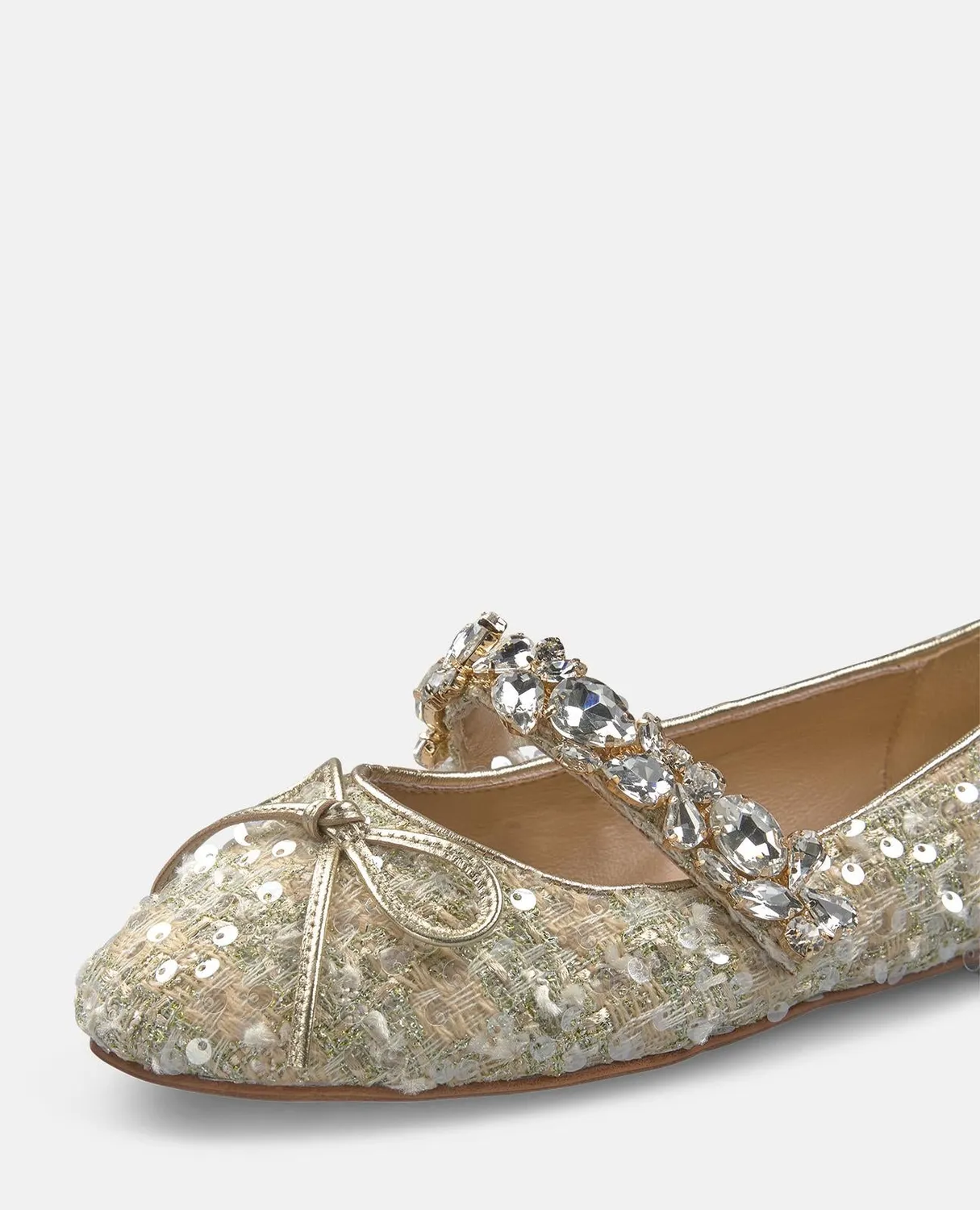 Alma en Pena V250533 ballerines tweed doré