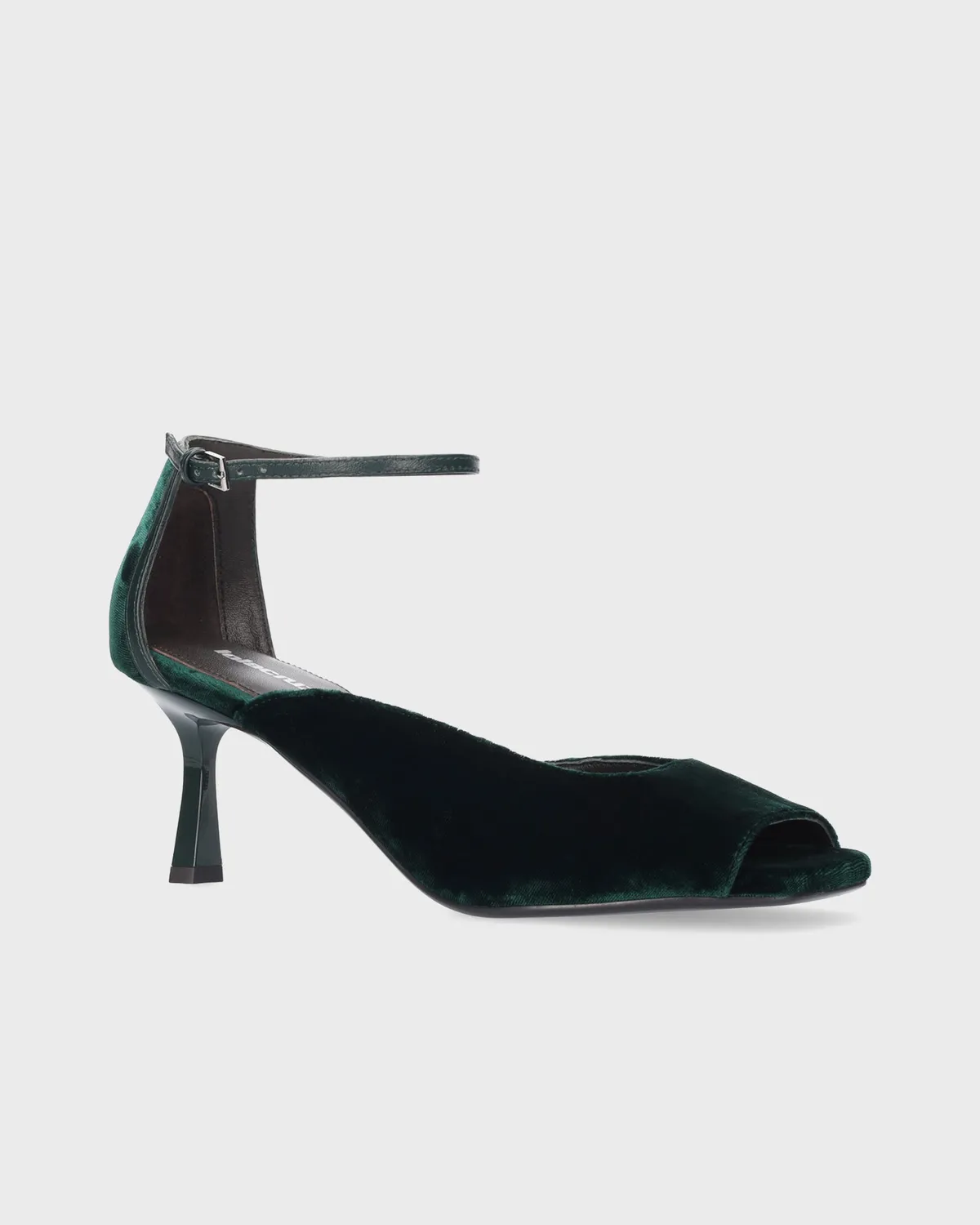 Lola Cruz Qelina Sandals 70 sandales vert royal talon 7 cm