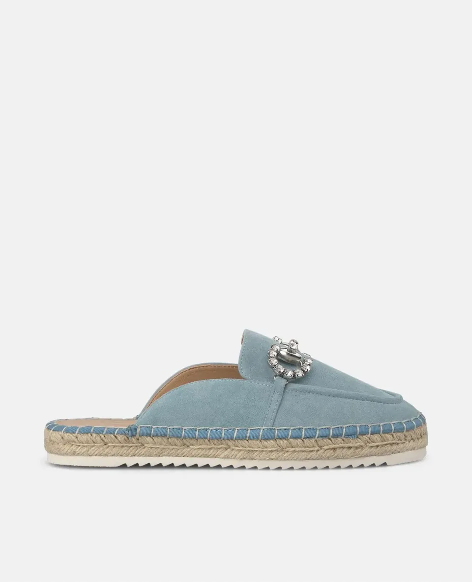 Alma en Pena V250272 mules plates bleu jeans