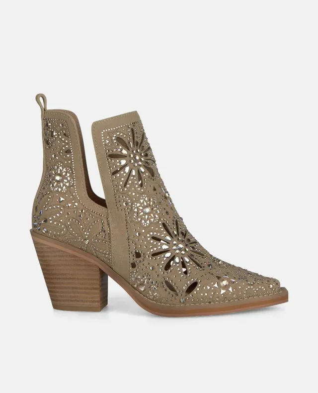 Alma en Pena V260152 bottines sable cuir talon 8 cm