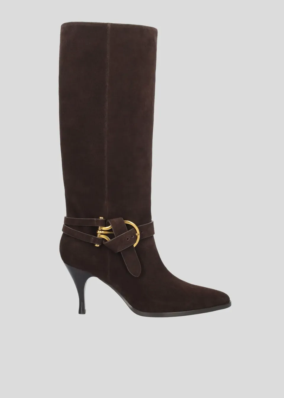 Lola Cruz Genevive 80 bottes marron talon 8 cm