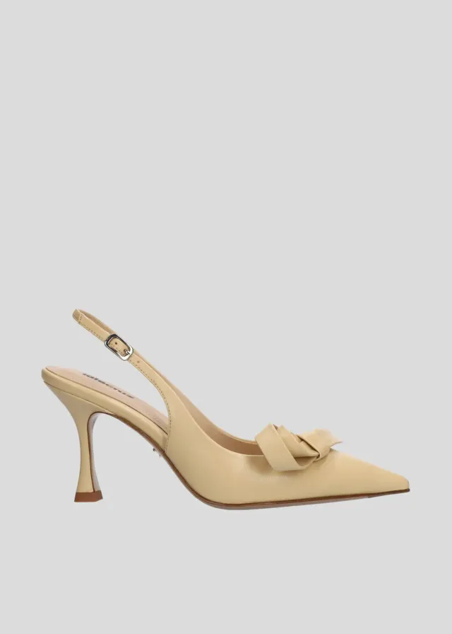 Lola Cruz Linda 85 escarpins beige talon 8,5 cm