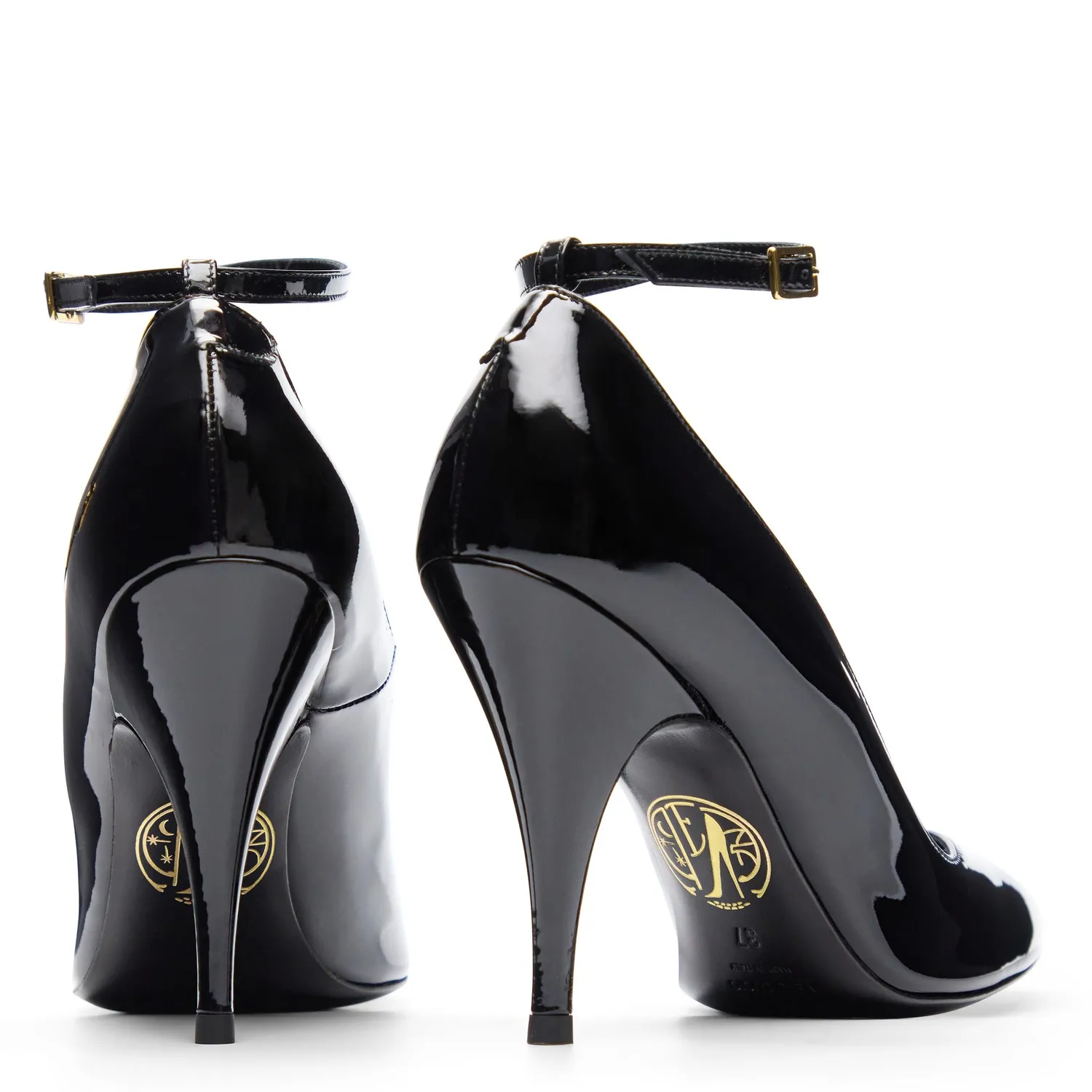 Maison Ernest Go 100 escarpin noir cuir vernis