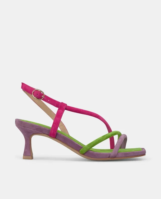 Alma en Pena V250875 Sandales cuir vert lime 6 cm