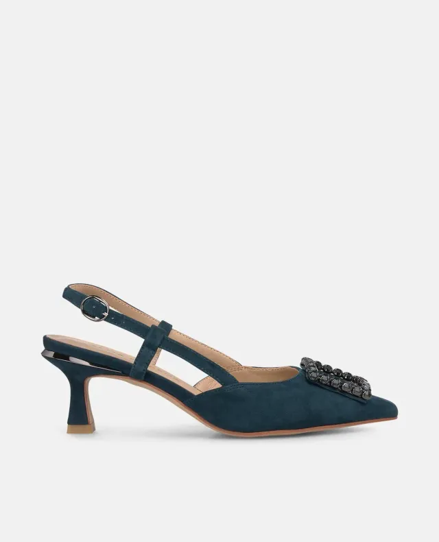 Alma en Pena I250513 escarpins cuir talon 6 cm marine