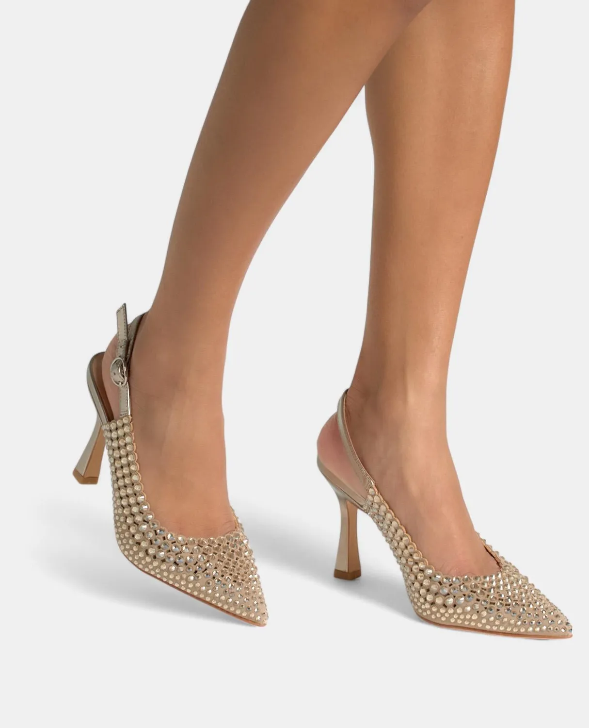 ALMA EN PENA V250616 escarpins bronze strass 9 cm