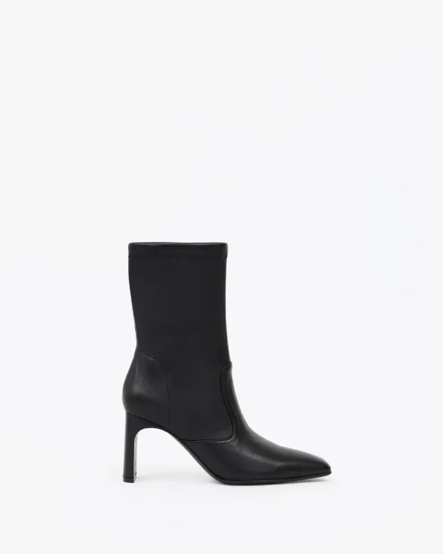 Mi/Mai Verner Black bottines noir stretch 8cm