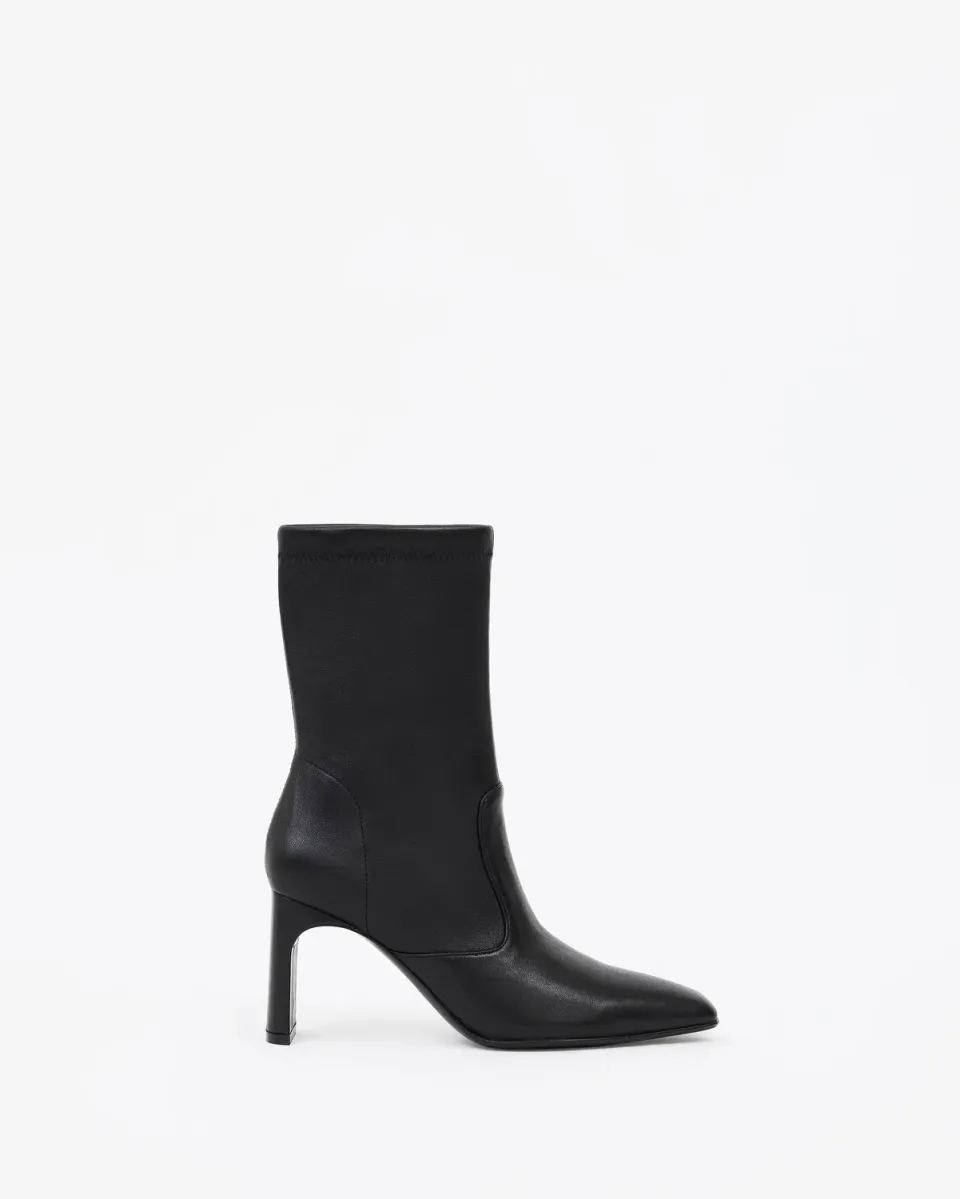 Mi/Mai Verner Black bottines noir stretch 8cm