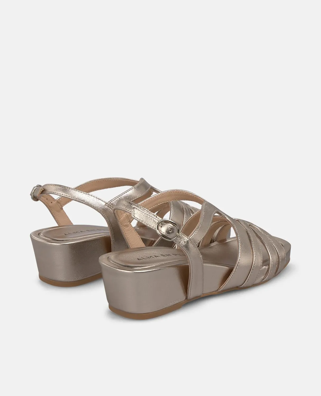 Alma en Pena V267700 compensées bronze cuir 4,5 cm